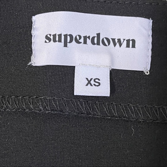 Superdown Rockie One Shoulder Bodysuit Black Size XS - Picture 3 of 4